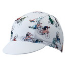 PEARLIZUMI (パールイズミ) R474 プリントサイクルキャップ 26.パールホワイト 2026年春夏モデル 【限定商品コレクション】